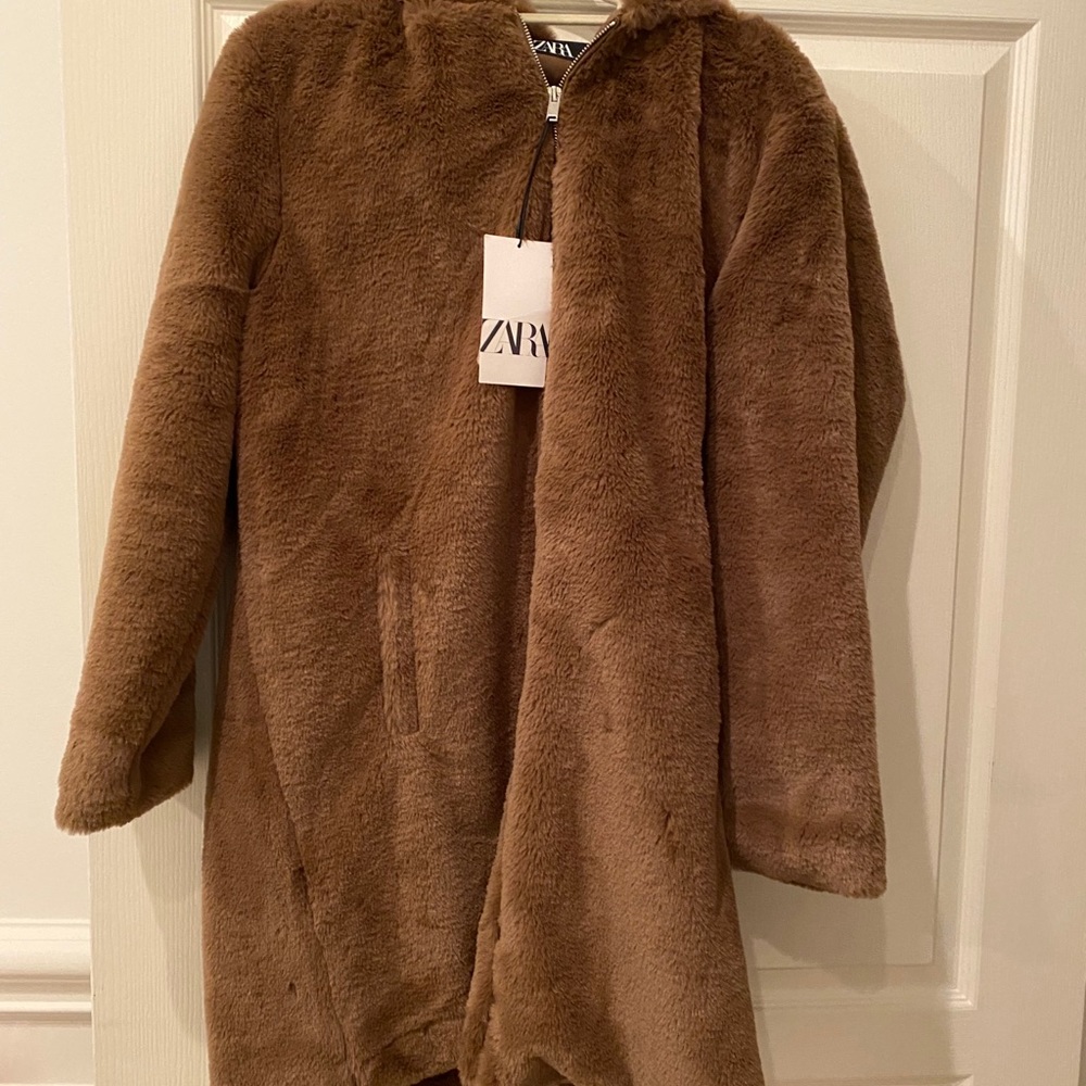 Zara fur jacket